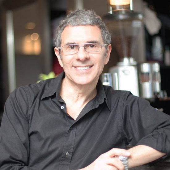Portrait of Serge Safar, owner and master stylist at Safar Salon Boston, known for precision haircuts, balayage highlights, and luxury hair styling in Boston.